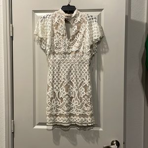 Open back white lace dress (7)